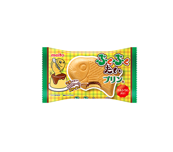 Meito Puku Puku Tai Pudding Wafer (16.8G) [Best Before Date: 2027.04]