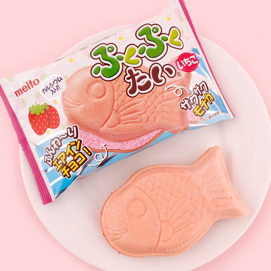 Meito Puku Puku Tai Strawberry (16.5G) [Best Before Date: 2027.05]