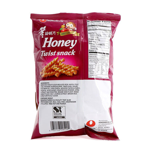 Nongshim Honey Twist Snack (75G) [Best Before Date: 2027.03.05]