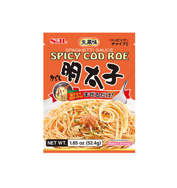 S&B Spaghetti Sauce Spicy Cod Roe (52.4G) [Best Before Date: 2027.11.04]