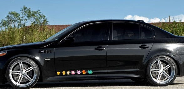 Pokémon Pixel Friends Car Sticker (1 Piece)