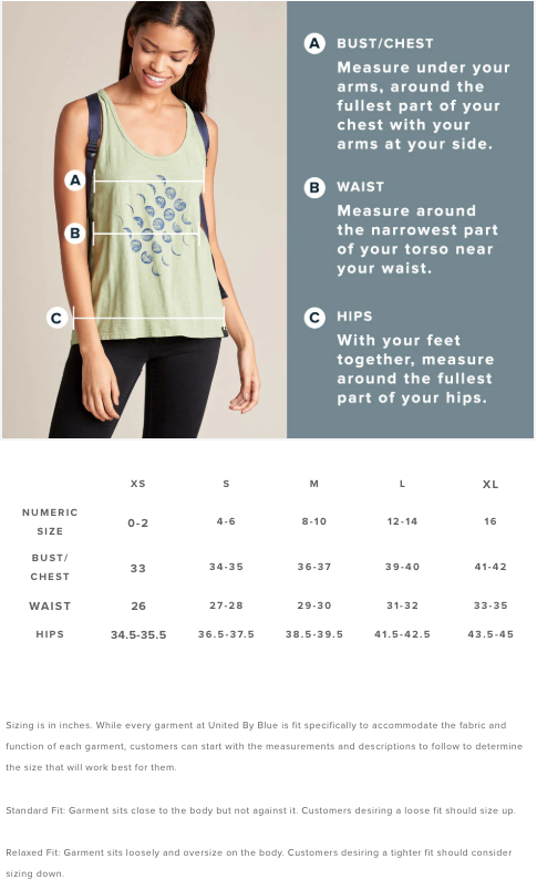 United By Blue Womens Let's Get Lost Organic Cotton T-Shirts