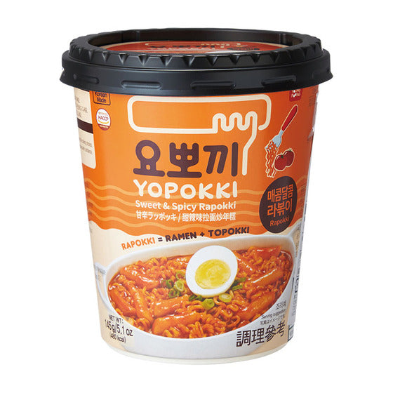 YP Yopokki Sweet & Spicy Rabokki (145G) [Best Before Date: 2027.01.06]