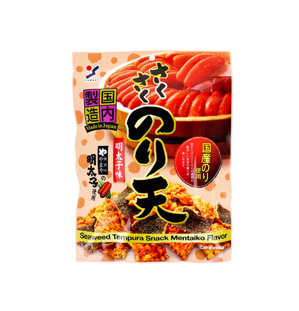 Yamaei Crispy Tempura Seaweed Snack Mentaiko (63G) [Best Before Date: 2027.07]