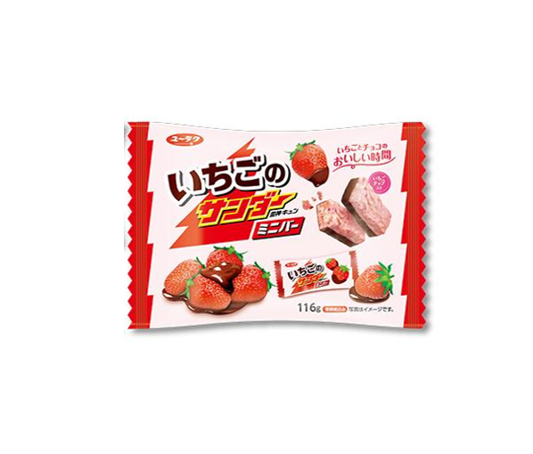 Yuraku Black Thunder Strawberry Chocolate Bar [Best Before Date: 2027.02]