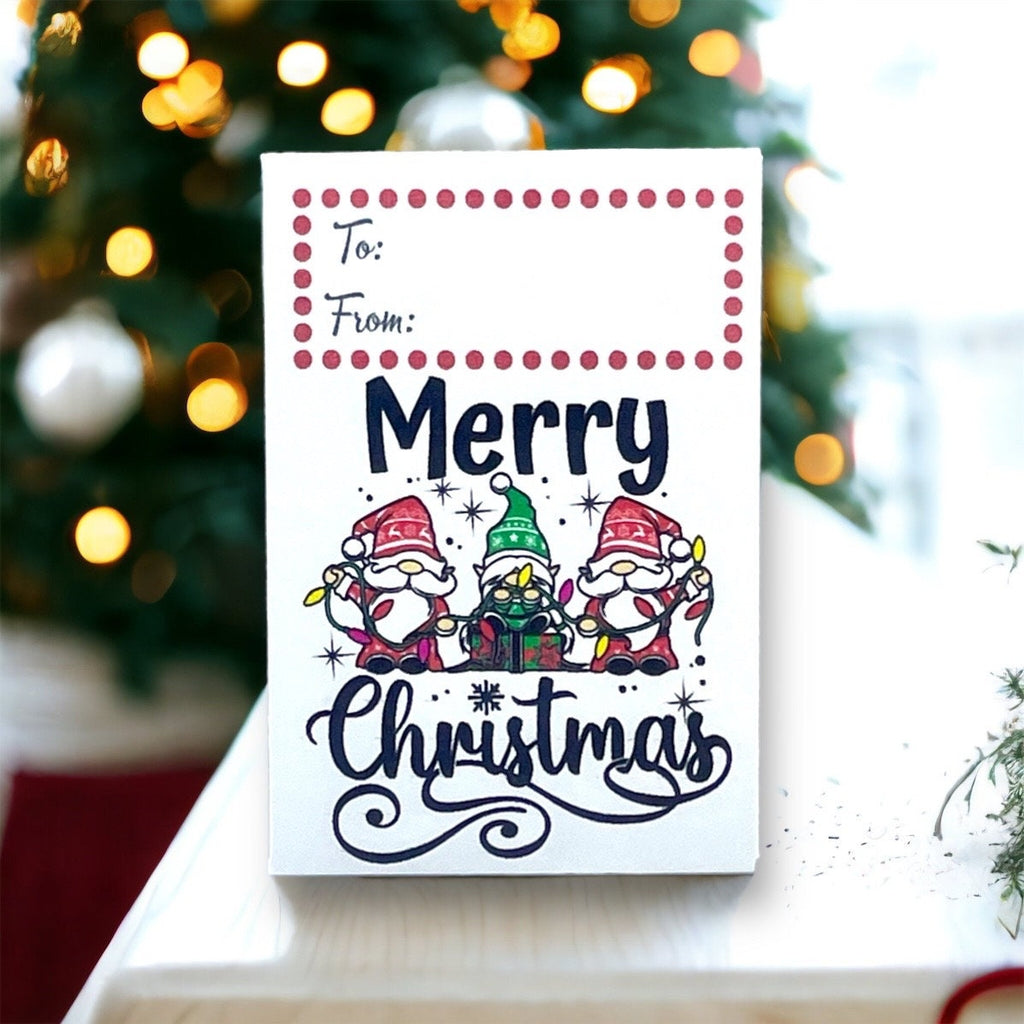Seed Packages - Christmas - Gnome Designs - Ornament or Gift Tag - Includes 10 Packs of seeds