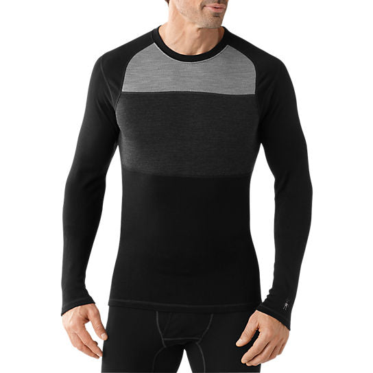 Smartwool Men's NTS Mid 250 Color Block Crew Tops Small